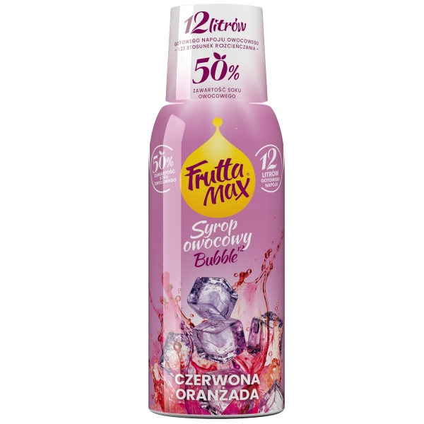 Syrop FruttaMax ORANŻADA CZERWONA 500ml na 12 litrów